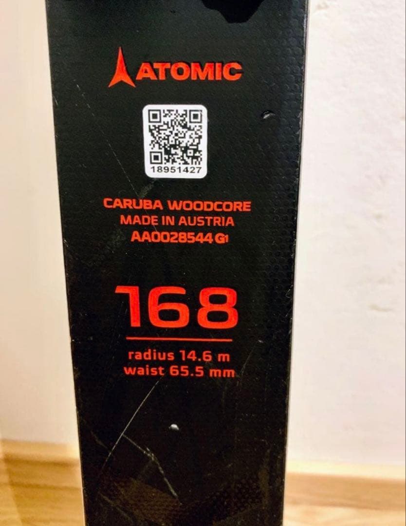 「最安値」アトミック レッドスターX9i 板＋ビンディング 人気の168cm