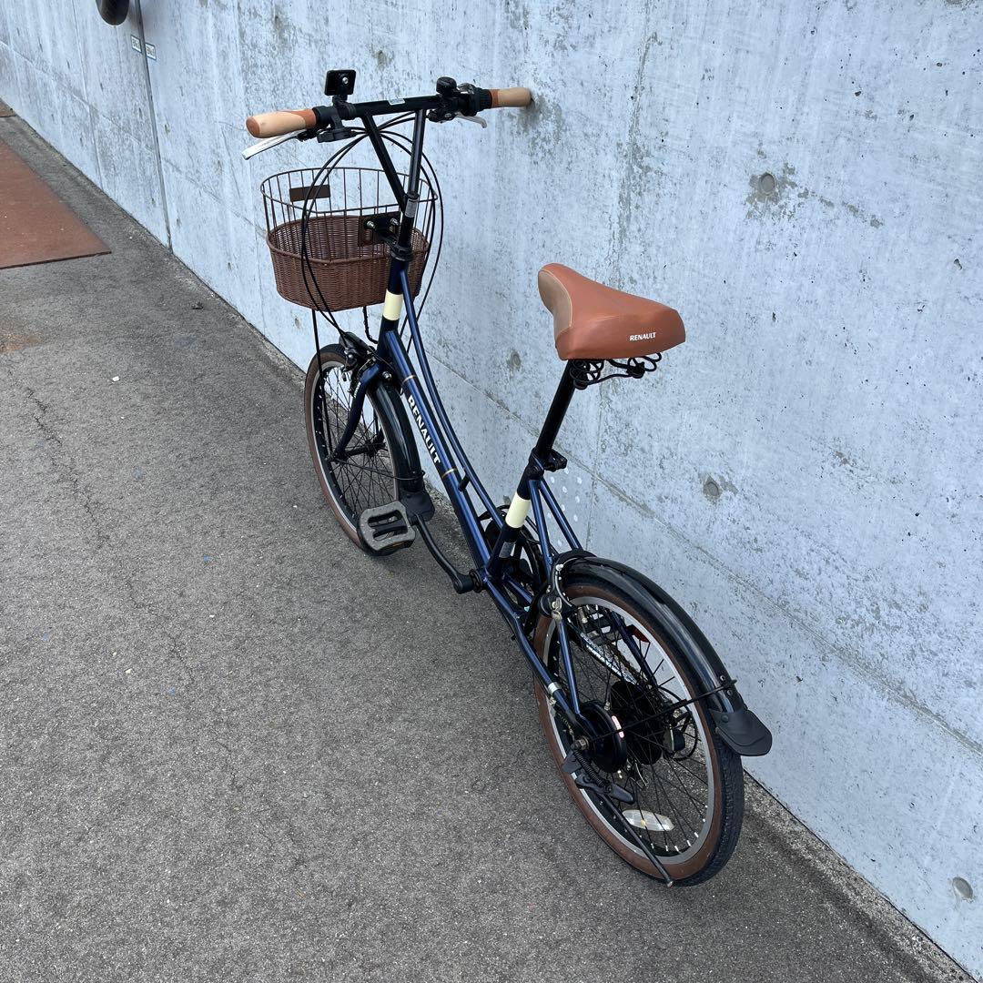 送料無料◾️美車 RENAULTルノー 6段変速 20インチ 自転車 小径車 車体