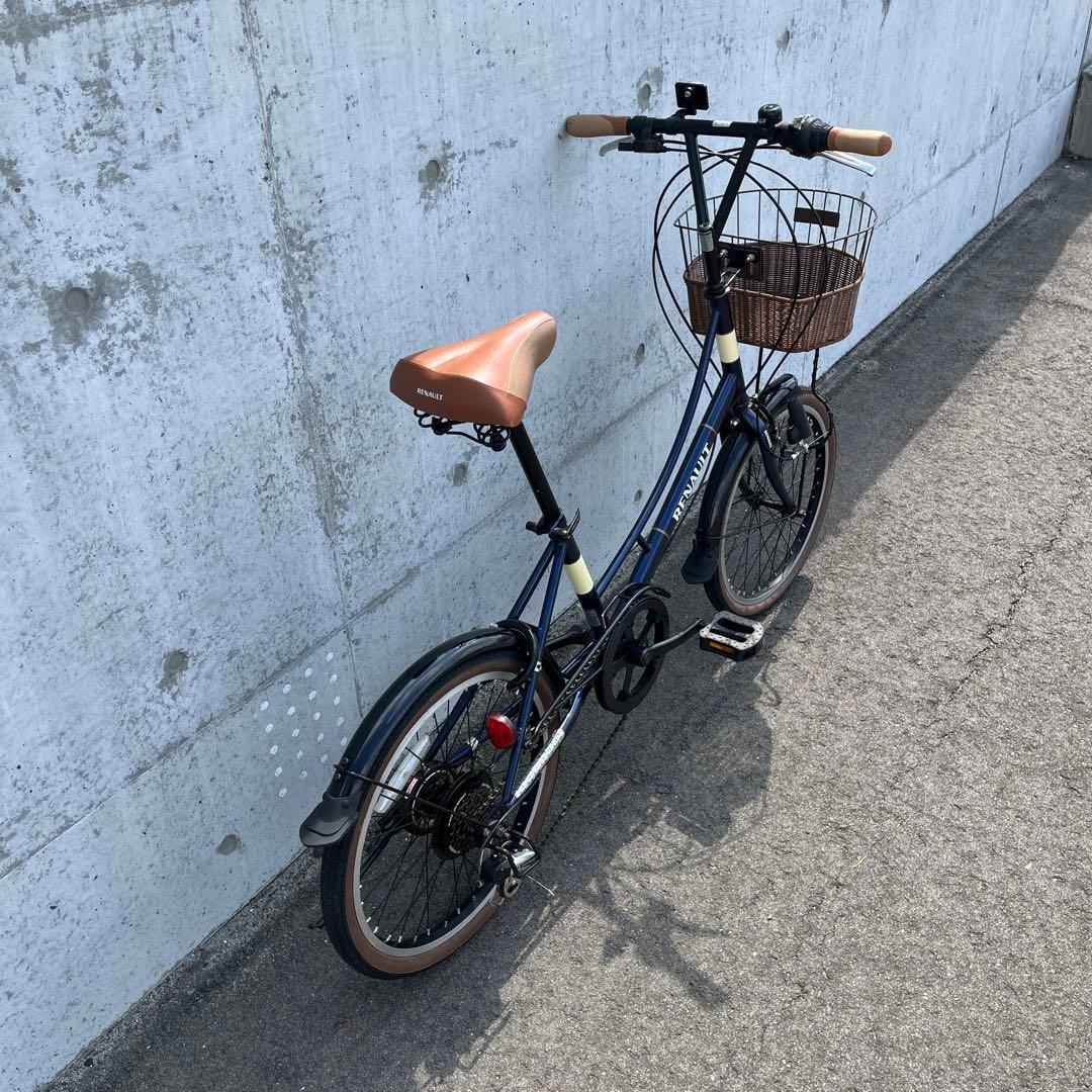 送料無料◾️美車 RENAULTルノー 6段変速 20インチ 自転車 小径車 車体