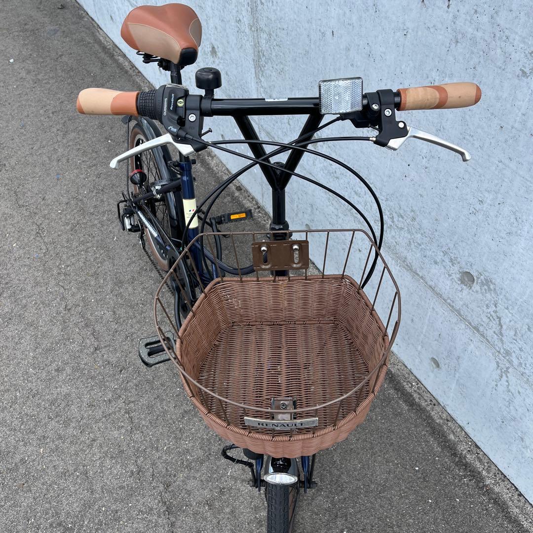 送料無料◾️美車 RENAULTルノー 6段変速 20インチ 自転車 小径車 車体