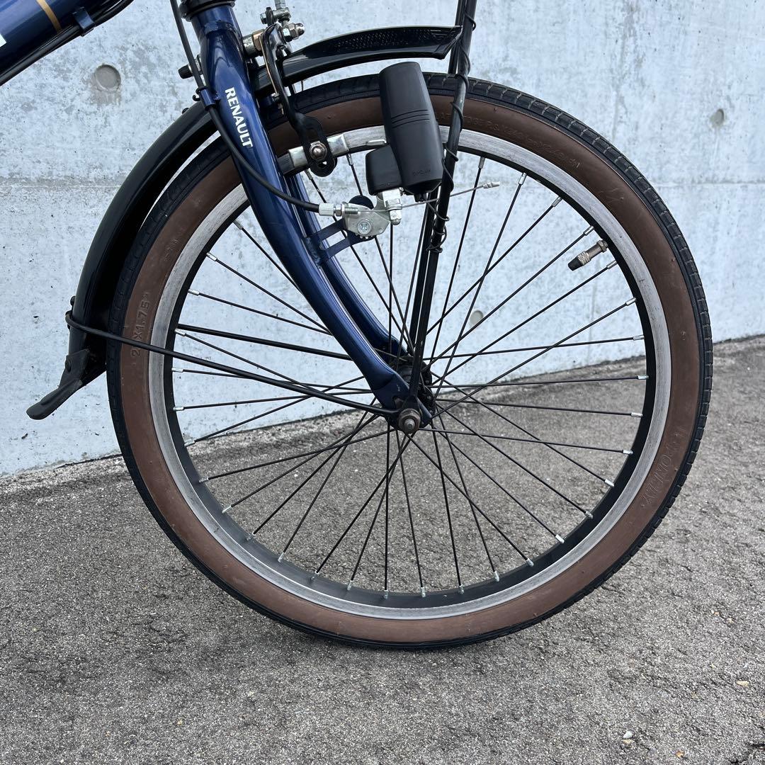 送料無料◾️美車 RENAULTルノー 6段変速 20インチ 自転車 小径車 車体