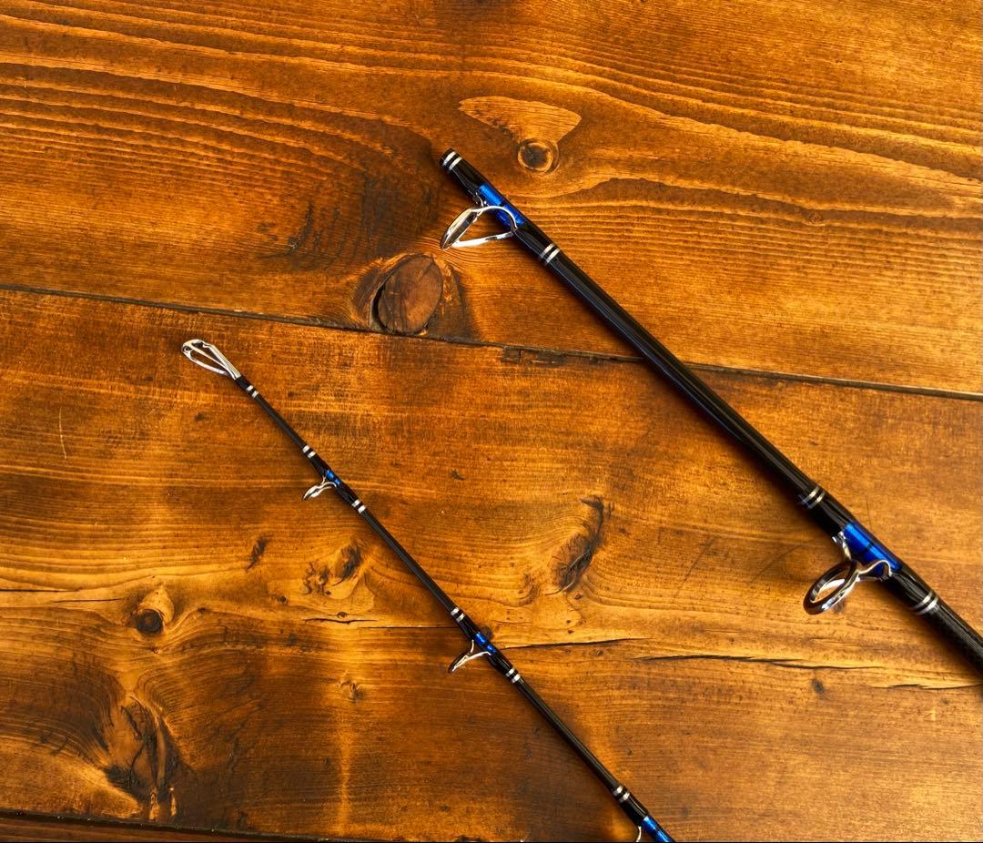 釣り竿セット　ジギングロッド　大物対応　3ピースパックロッド　スロージギング