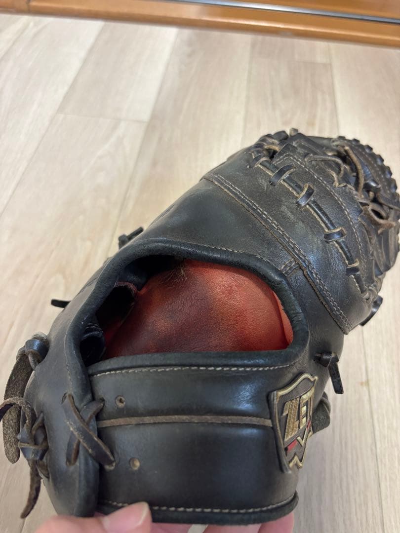 ZETT 硬式グローブ ファーストミット 黒