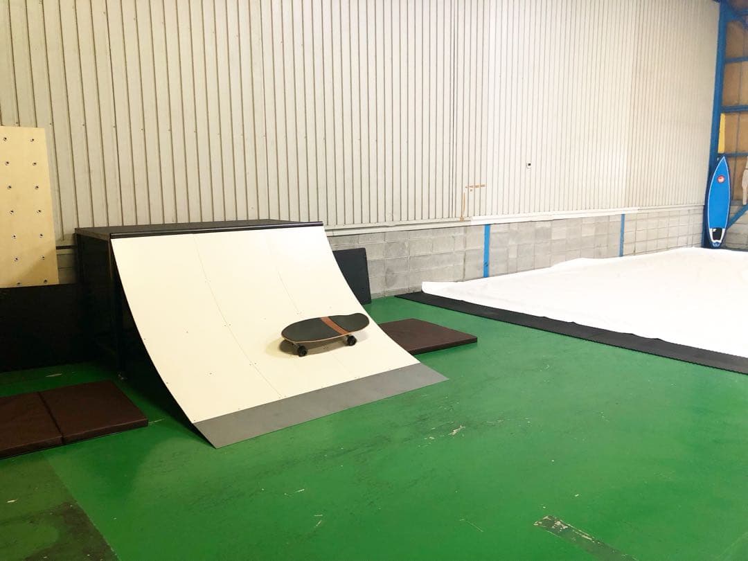 【サーフスケート・スケボー用】 クォーターランプ ミニランプ プラットフォーム付