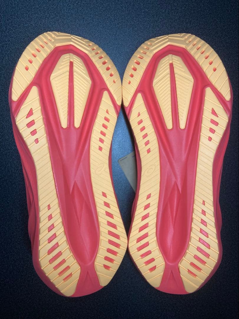 【未使用】アシックス・ノヴァブラスト5・レッド・27cm