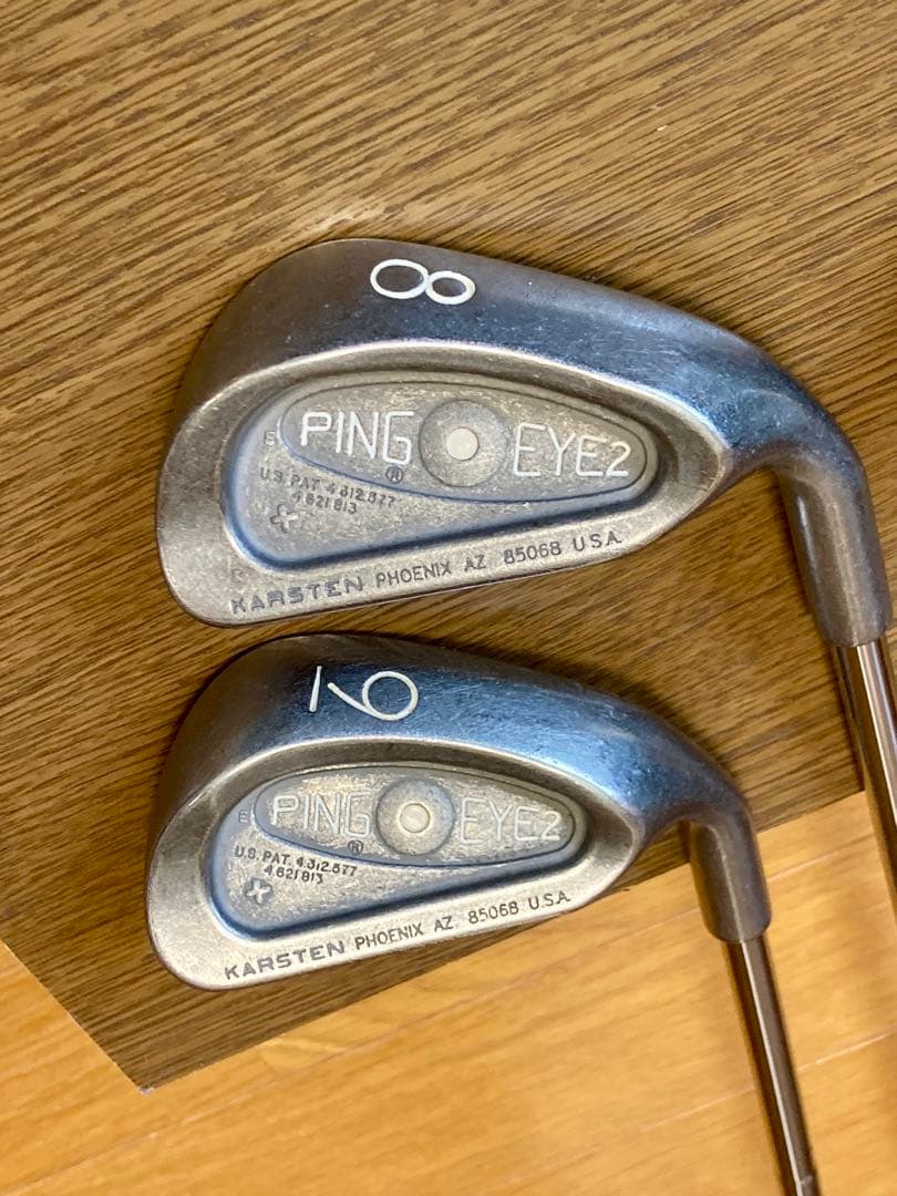 ping eye2 プラス アイアンセット7本 #３~#９ ホワイトドット