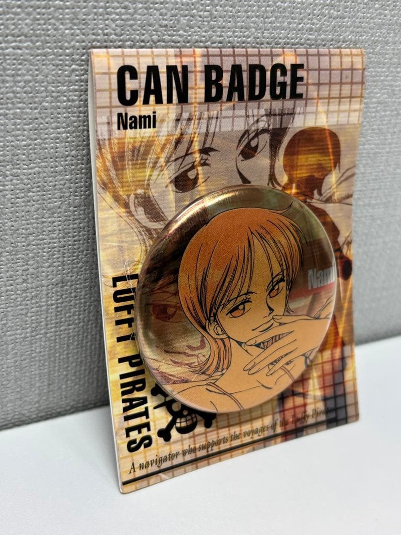 ONEPIECE ワンピース ナミ 缶バッジ　レトロ　レア　ヴィンテージ