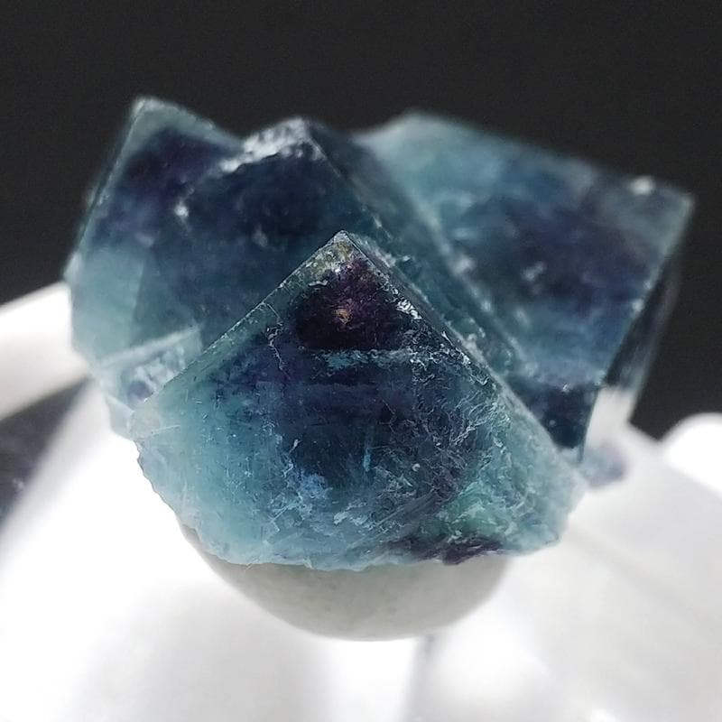 499 オコルス鉱山産 マリンブルー パープル フローライト