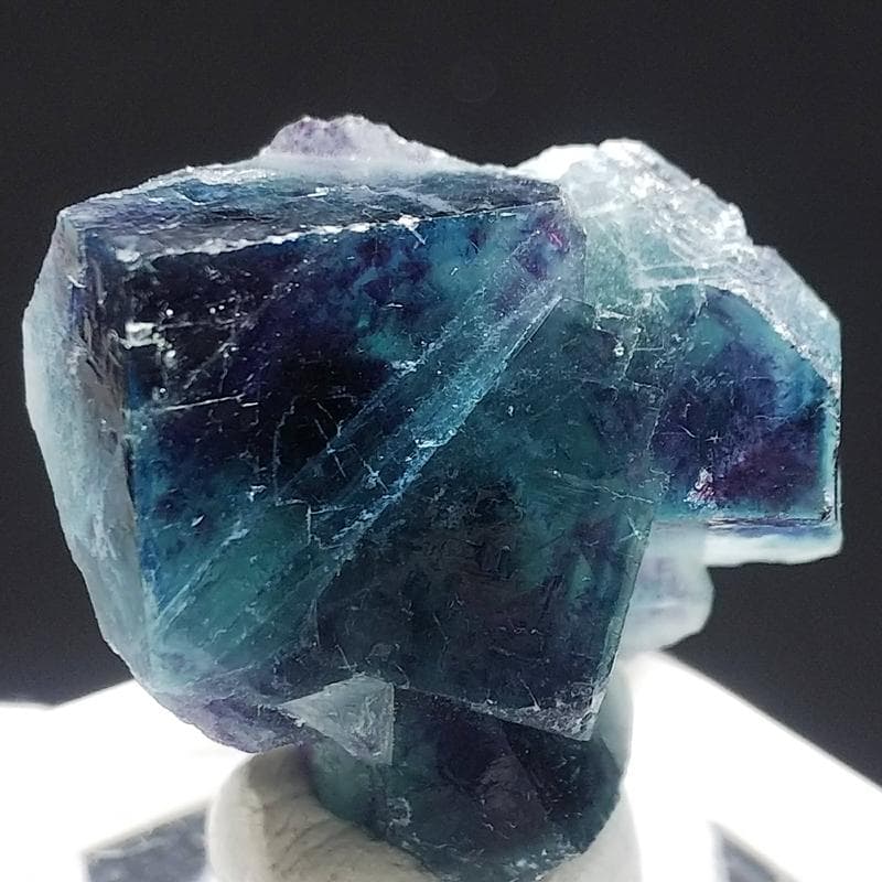 499 オコルス鉱山産 マリンブルー パープル フローライト