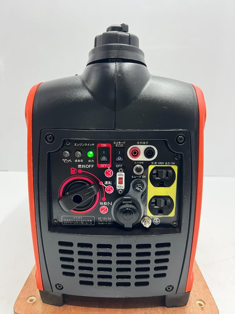 KOSHIN 工進 インバーター発電機 GV-9i ♪ 動作良好♪ 81K1