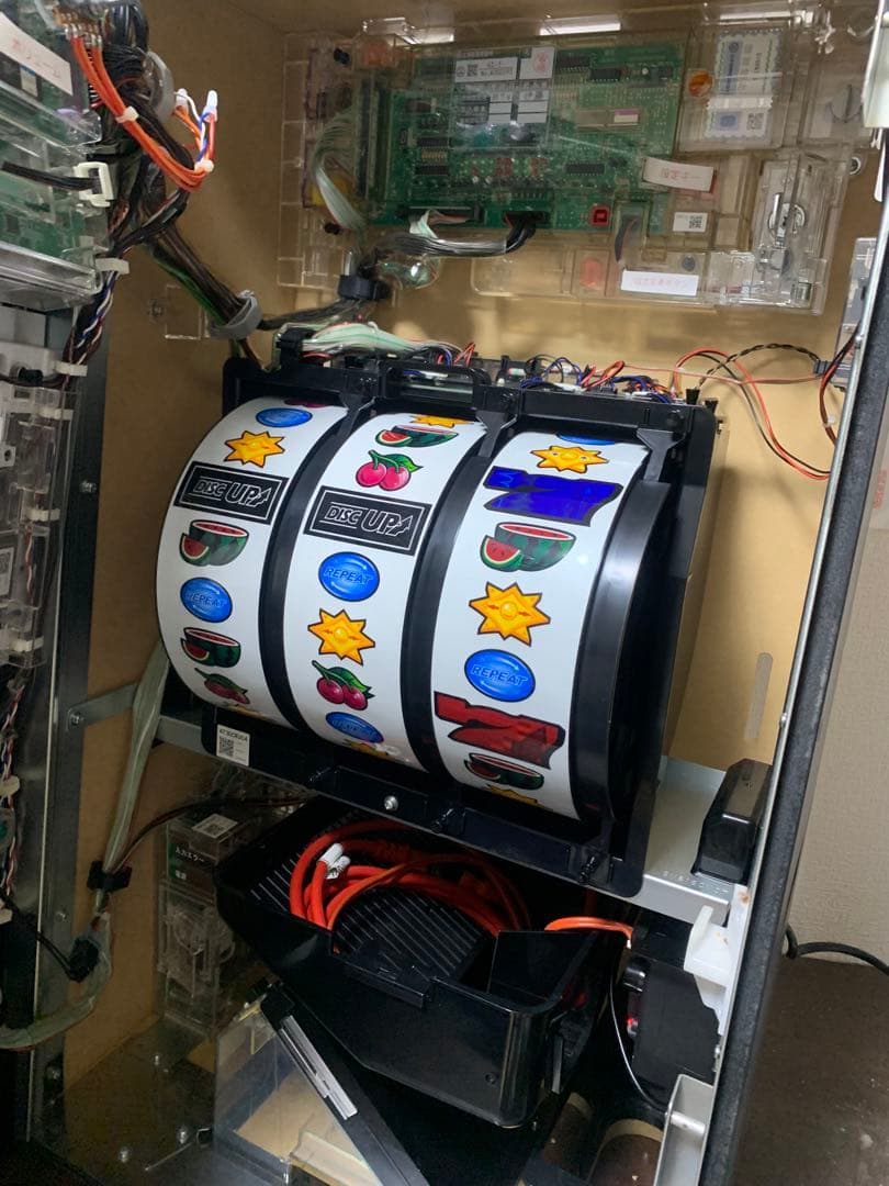 スロット実機　　ディスクアップ【紫パネル】