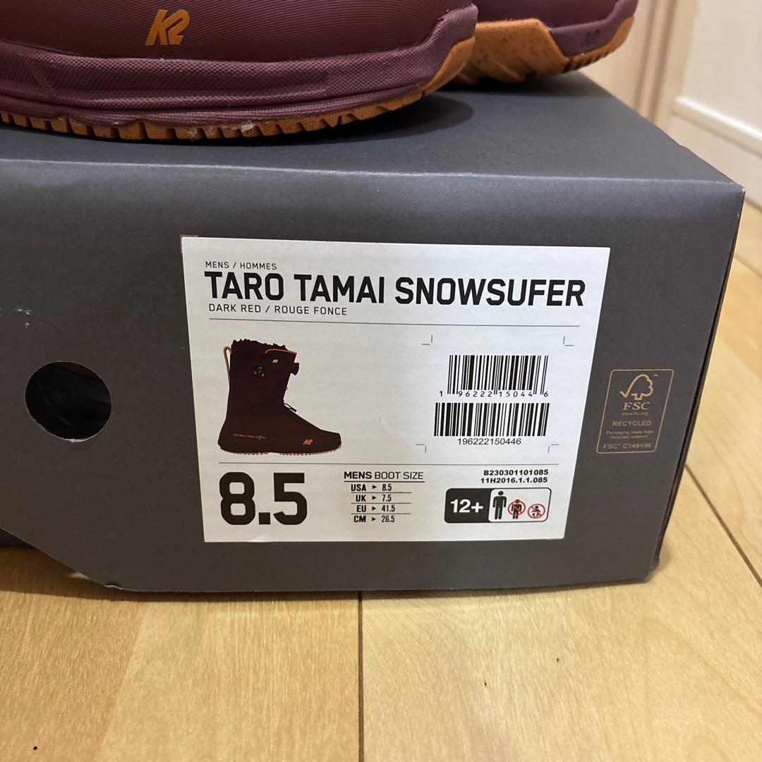 スノーボード k2 taro tamai tt surfer 26.5cm