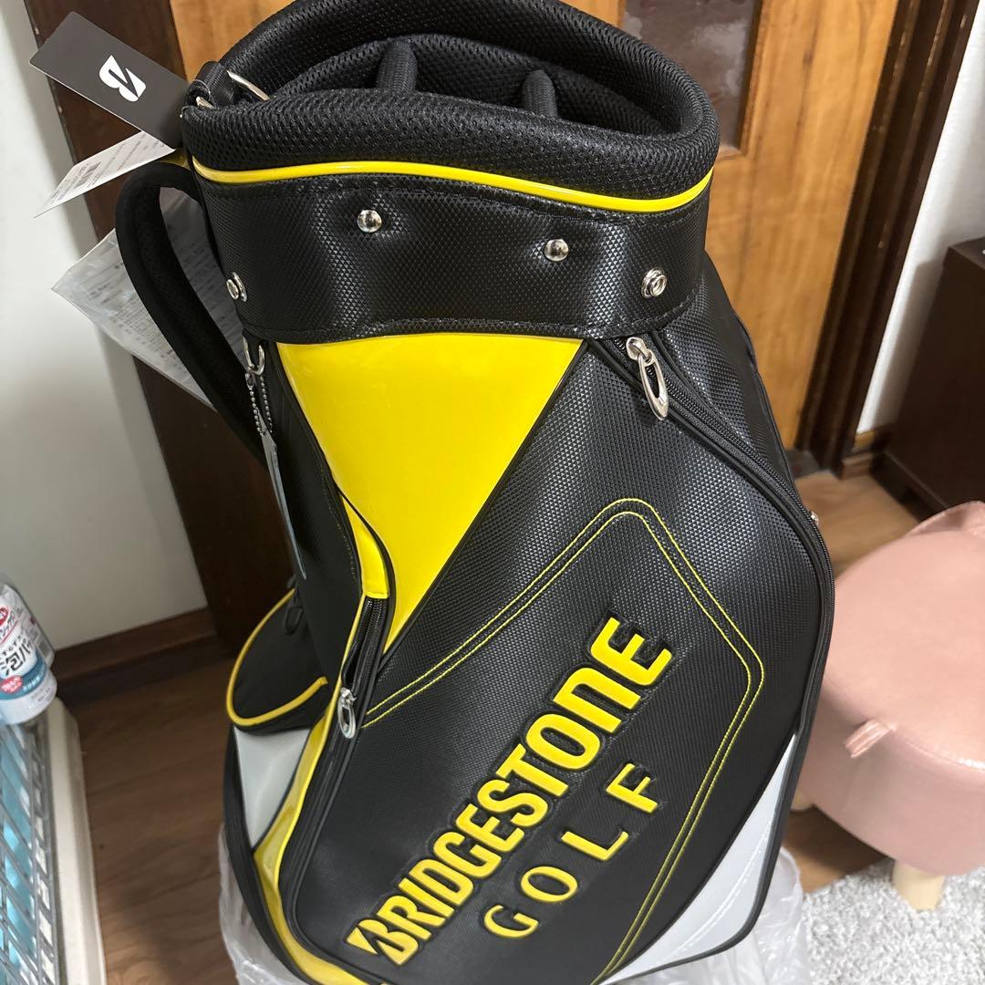BRIDGESTONE ゴルフ キャディバッグ 黒/黄