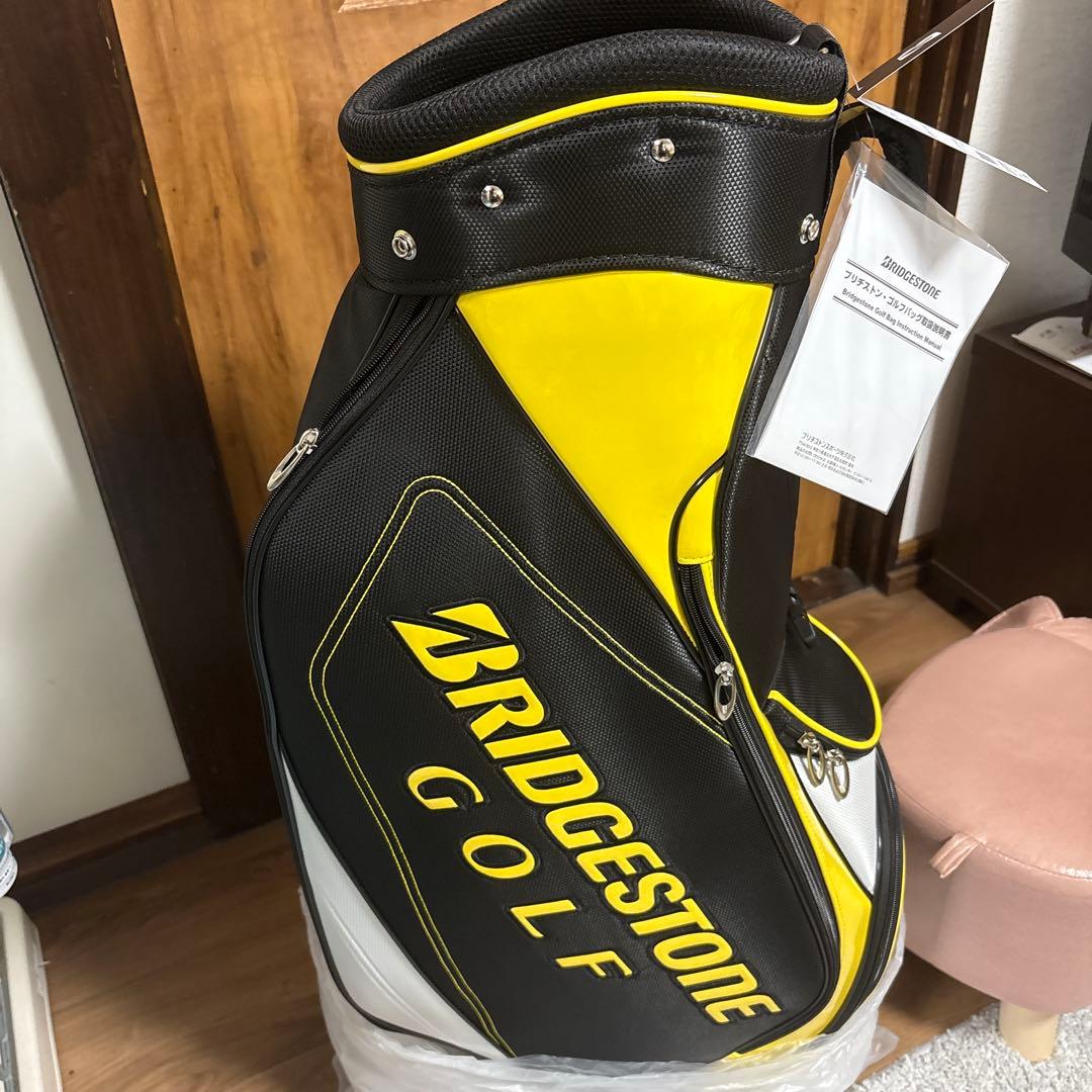BRIDGESTONE ゴルフ キャディバッグ 黒/黄