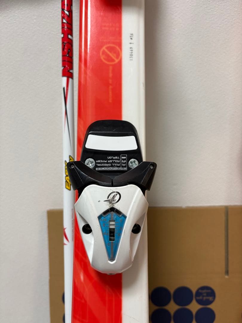 簡易メンテ済 NISHIZAWA 130 靴22cm スキーセット ※ブーツ再掲