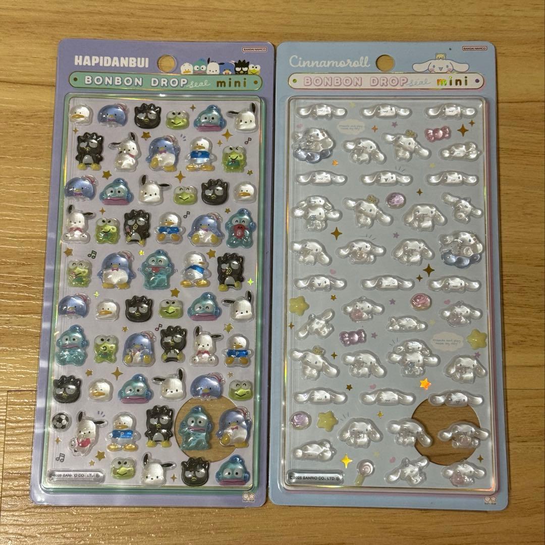 ボンボンドロップシール サンリオ ミニ 8種 全種 コンプリート 正規品