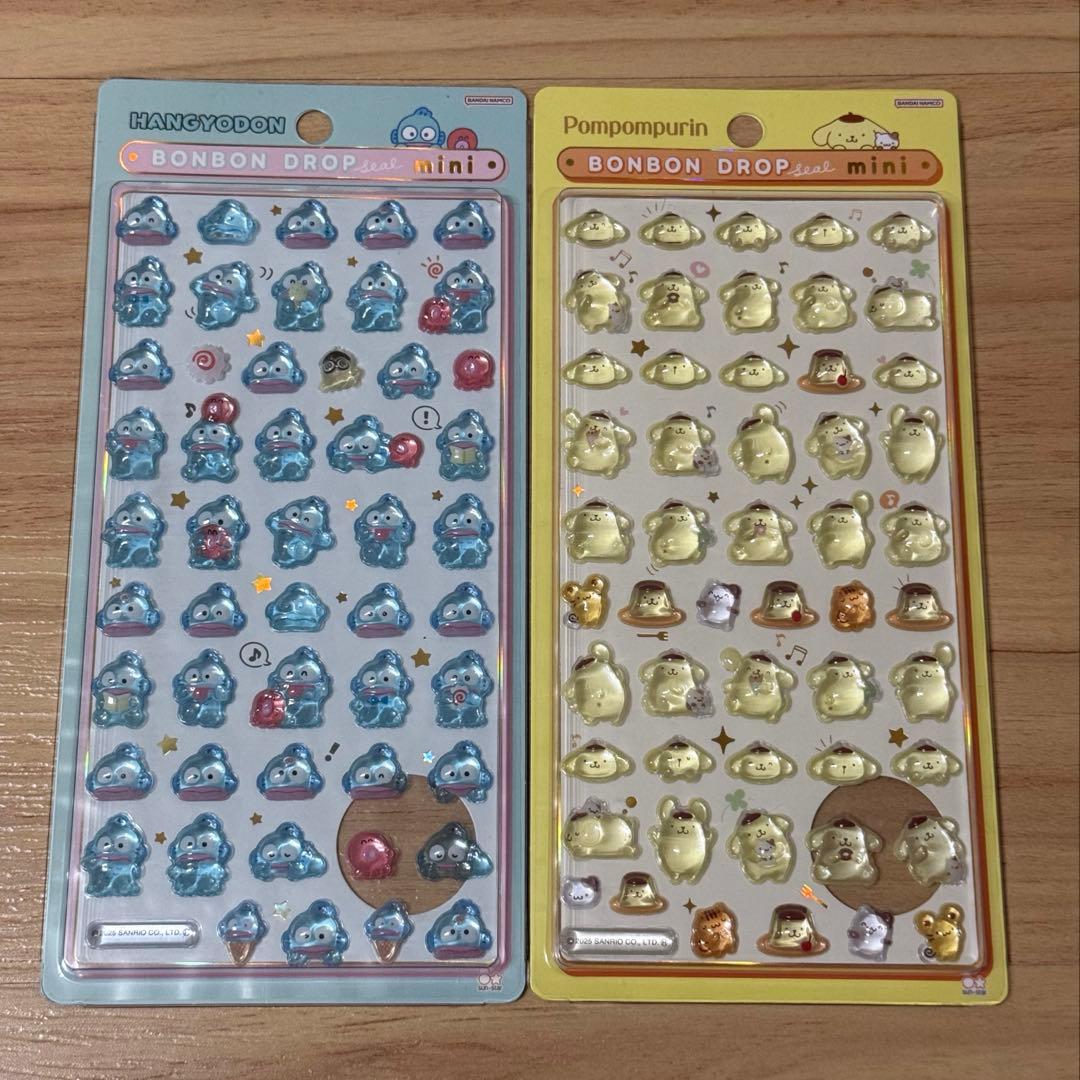 ボンボンドロップシール サンリオ ミニ 8種 全種 コンプリート 正規品