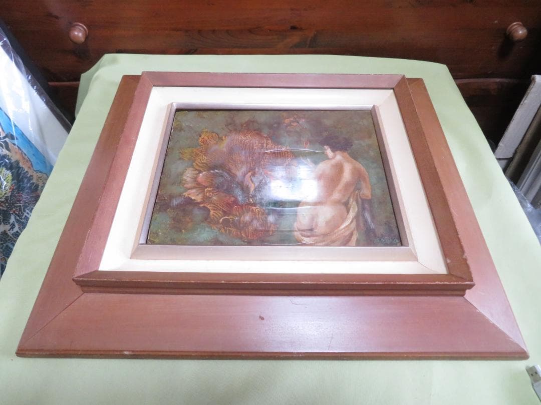 横尾龍彦　題不明　油彩F3号　幻想画家　神奈川県立近代美術館 福岡県立美術館他