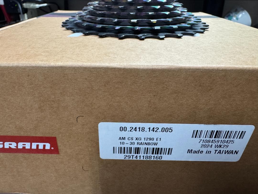 スラム XG-1290 カセット E1 12段 レインボー