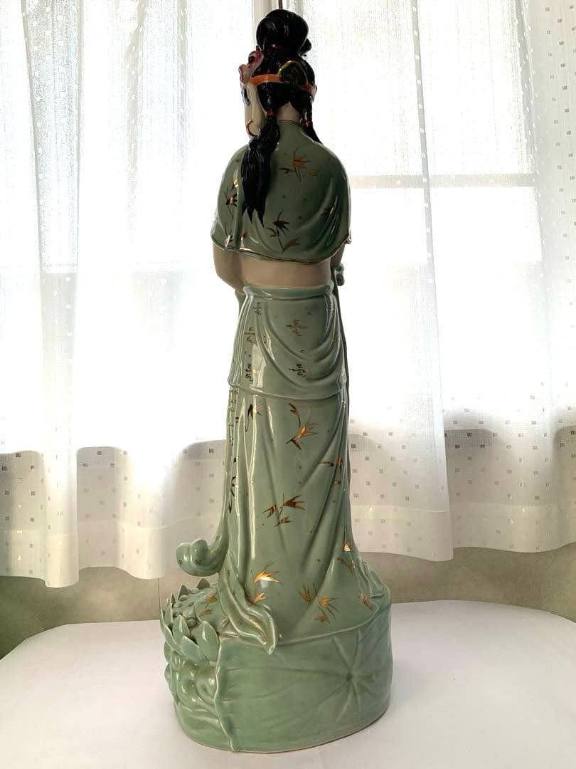 中国 景徳鎮 龍玉餐坊 在銘 印 唐物 陶器 中国美術 仏教 古玩 人形 美品