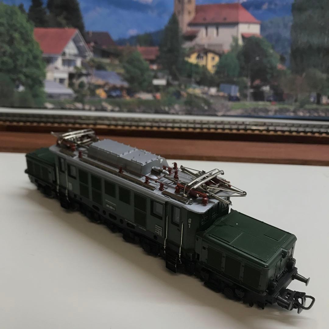 メルクリン HO 3022 大型貨物列車用電気機関庫 クロコダイル 稼動品 美品