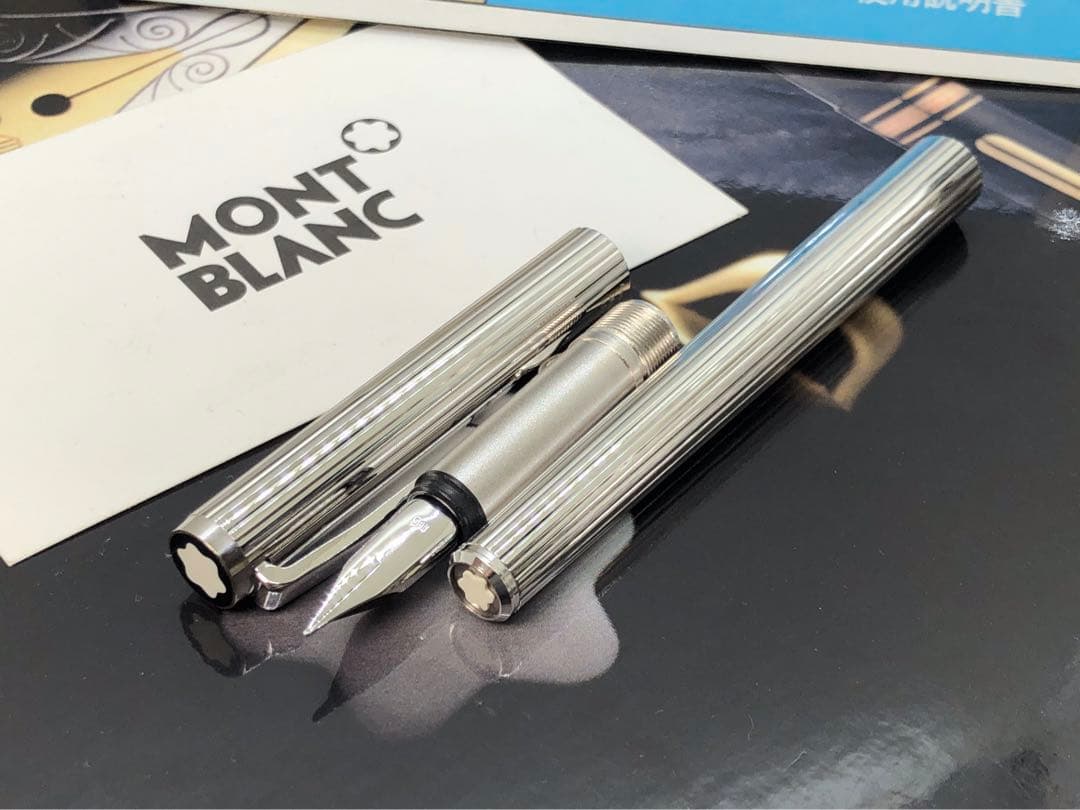 ⭐️モンブラン製⭐️金運アイテム⭐️頂点の総プラチナ張り⭐️ノブレスモデルNo1157⭐️