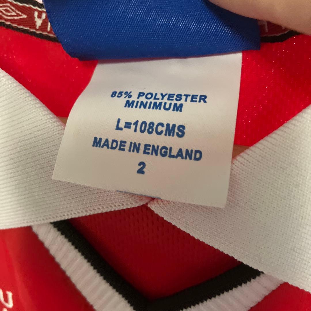 Umbro マンチェスターU ベッカム 1999 レッド