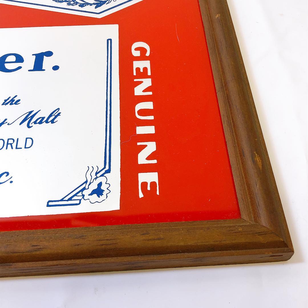 バドワイザー Budweiser パブミラー 広告プレート ビンテージ 雑貨