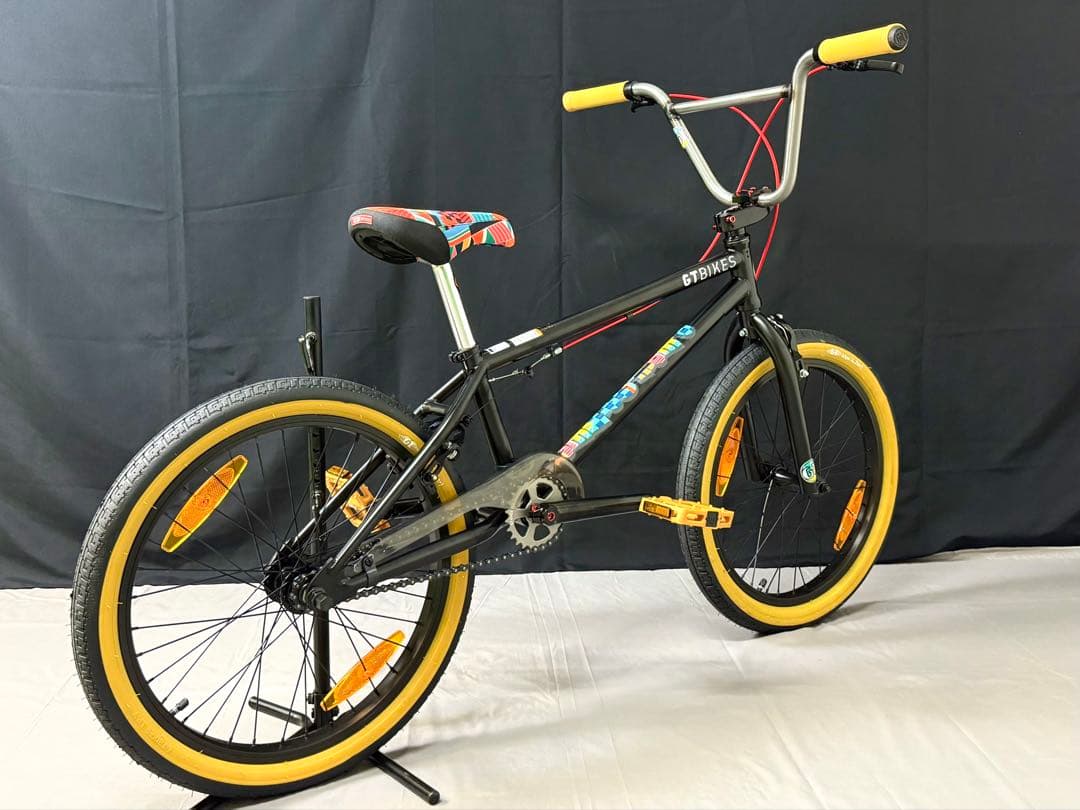 台湾製 GT BMX 自転車 20インチ イエローパーツ カスタムモデル