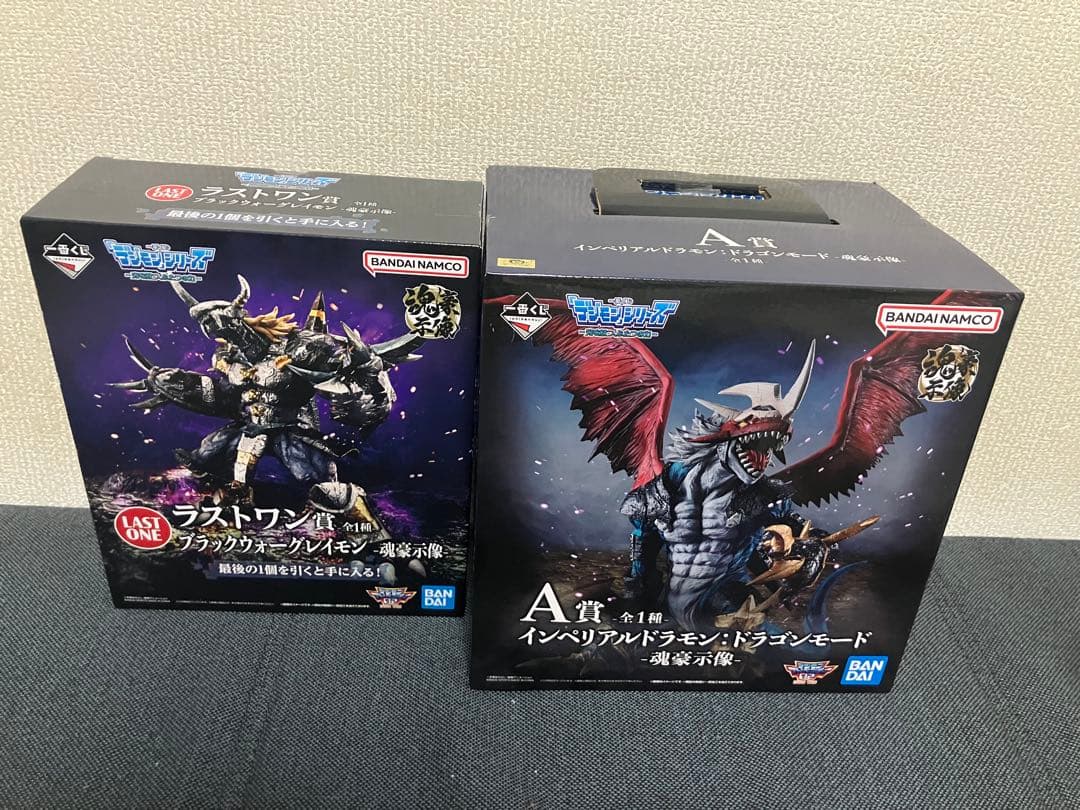 一番くじ 『 「デジモン」光を放つ、ふたつの力- 』 フィギュアセット