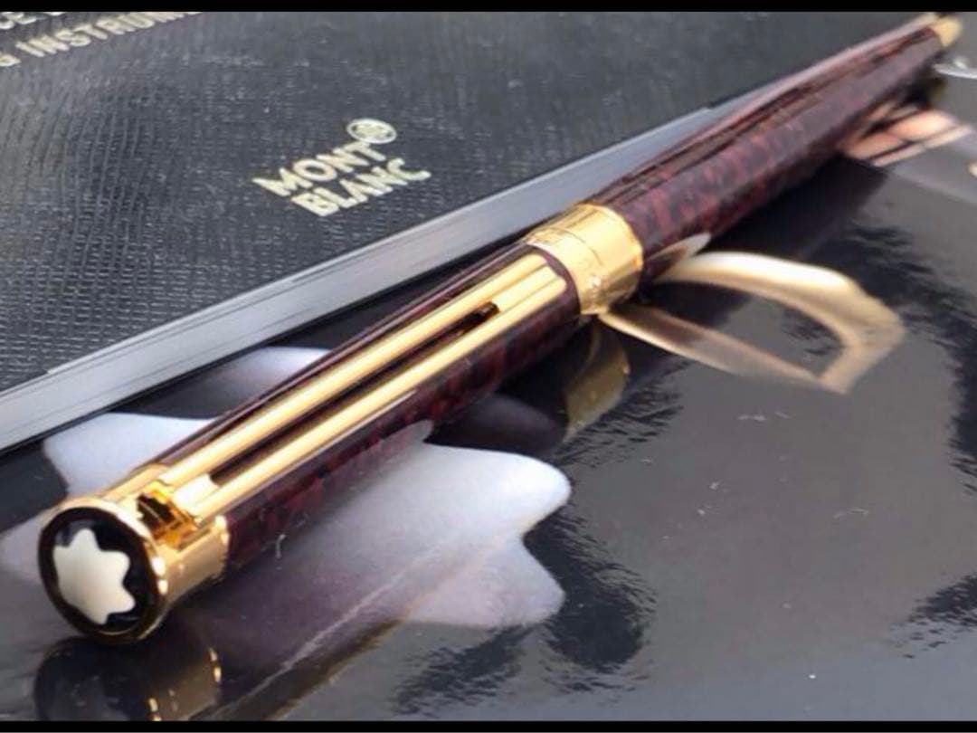 ⭐️金運⭐️幸運を呼ぶパワーストーン⭐️モンブラン⭐️ノブレス・ドウエ・レッド瑪瑙装飾⭐️