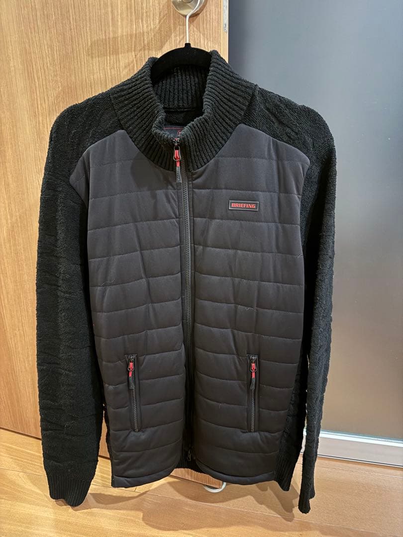 ブリーフィング　ニットジャケット　黒L