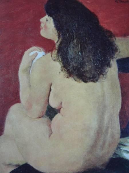 寺内萬治郎、裸婦１２、800部限定大判画集画、新品額装