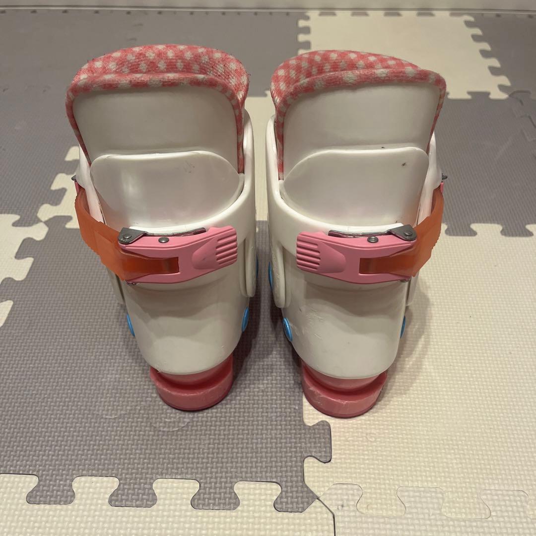 KAZAMA スキー板 106㎝　ストック ブーツ　4点セット　マリーちゃん