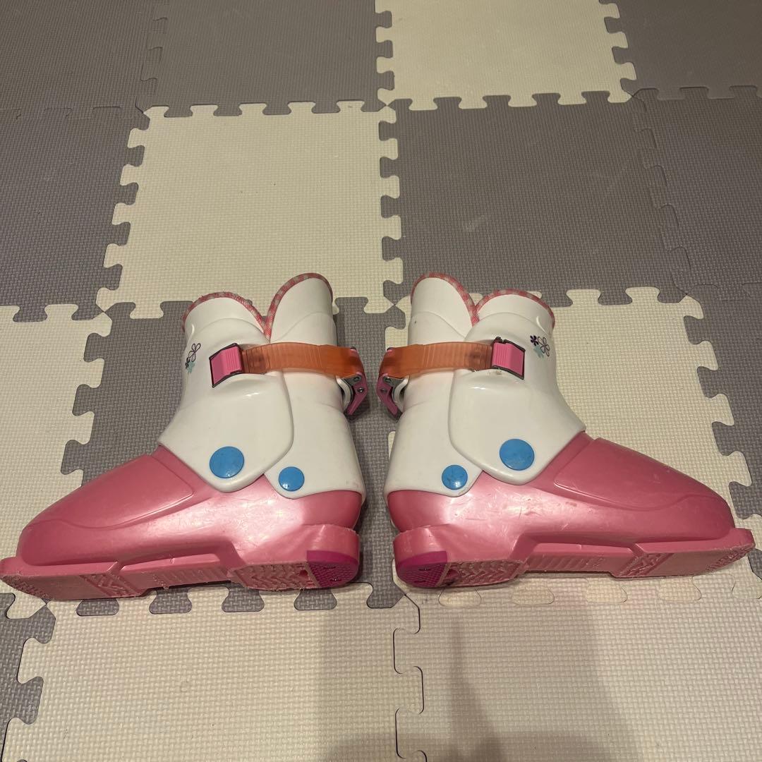 KAZAMA スキー板 106㎝　ストック ブーツ　4点セット　マリーちゃん