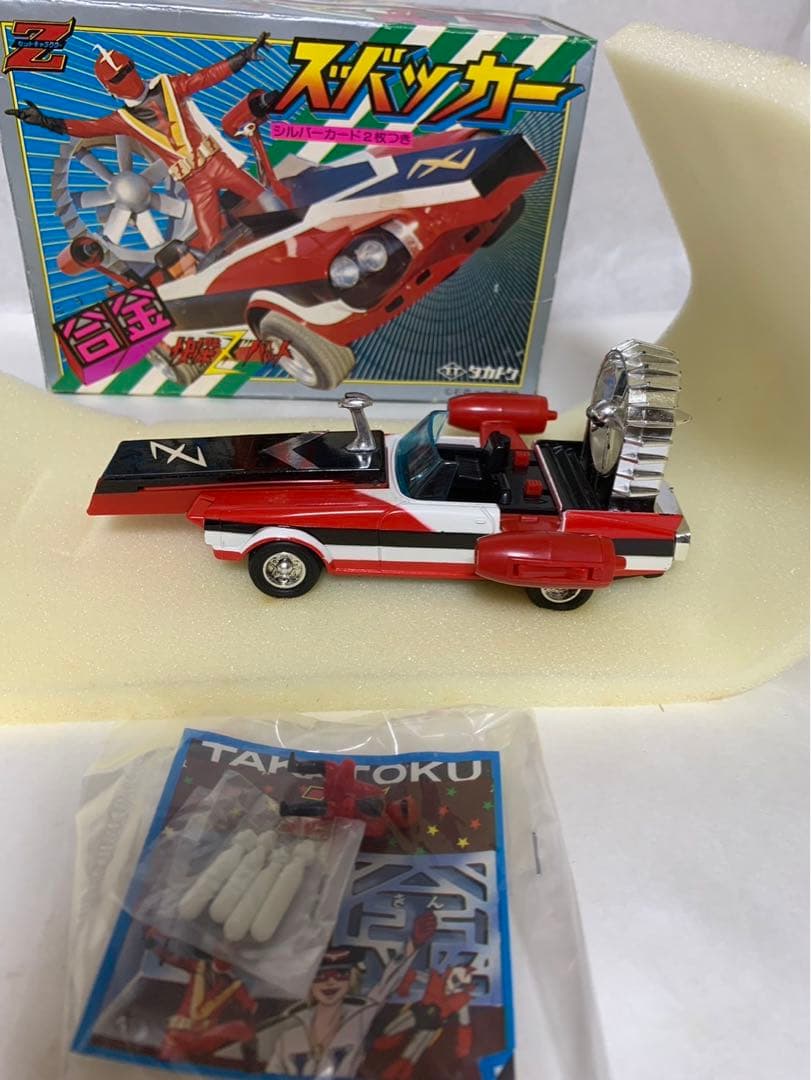 ⚠️レア　当時物　タカトク　快傑Zバット　ズバット　ズバッカー　超合金