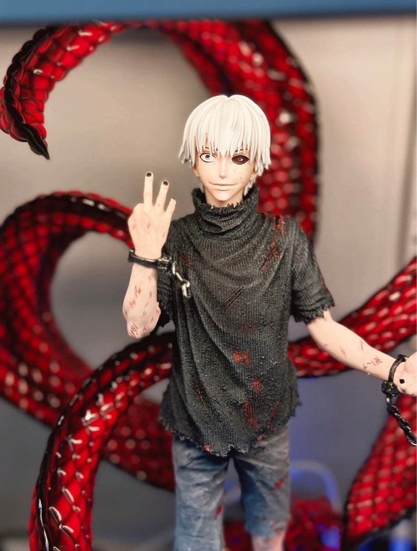 東京喰種トーキョーグール 金木研 フィギュア 塗装済み完成品 ガレージキット