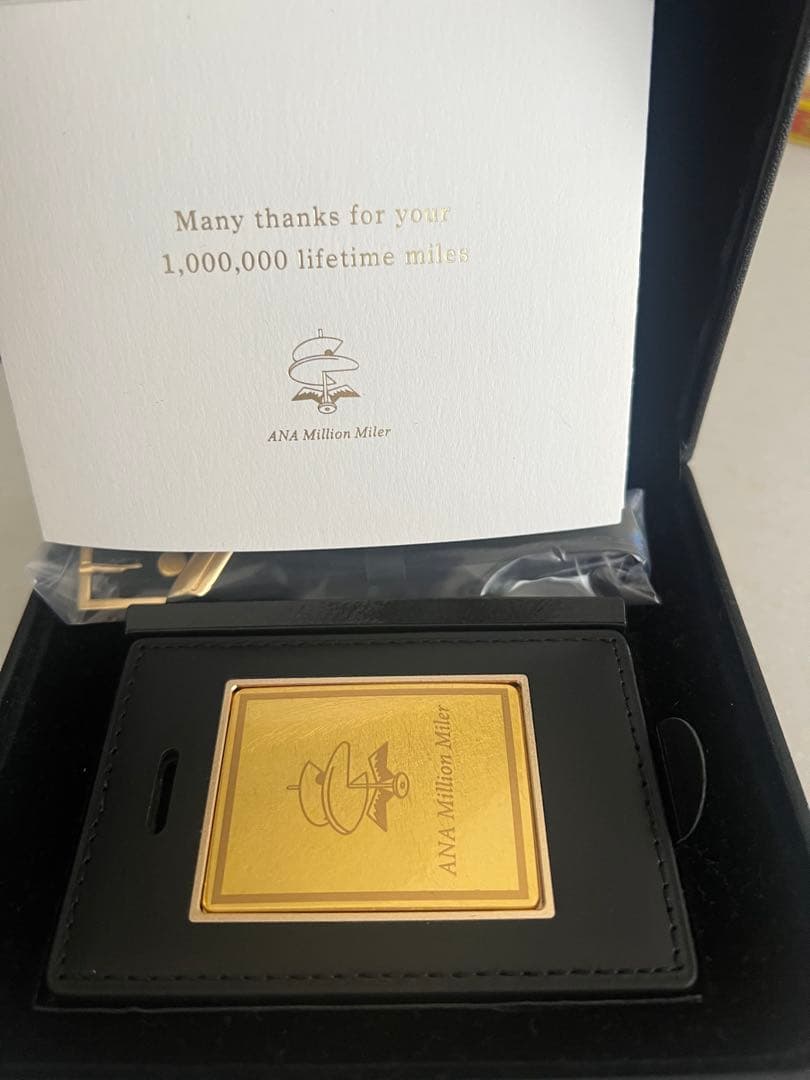 ANA ミリオンマイラー　ネームダグ　100万マイル　ライフタイムマイル