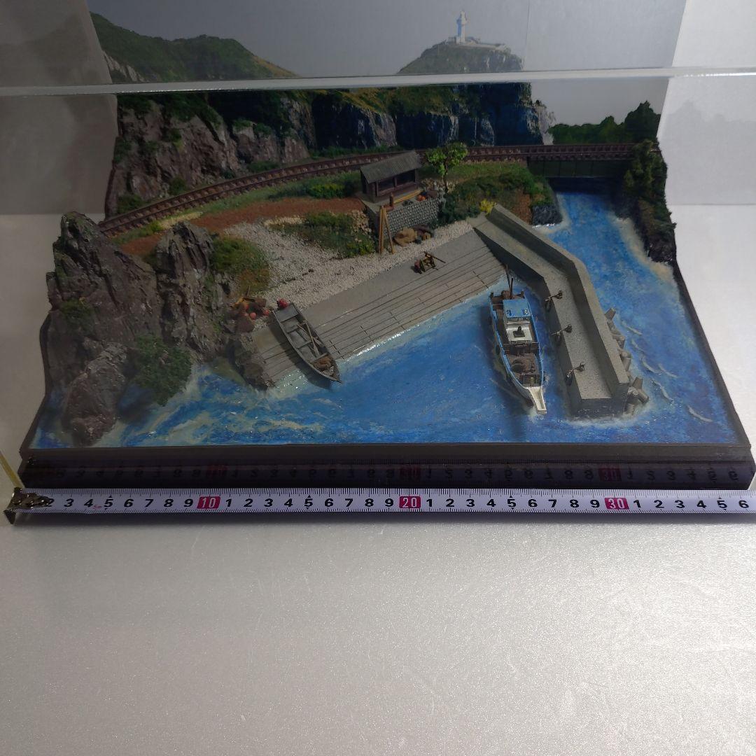 ジオラマ【36✕26✕21cm程度】　Nゲージサイズ?　レール幅（9mm程度）