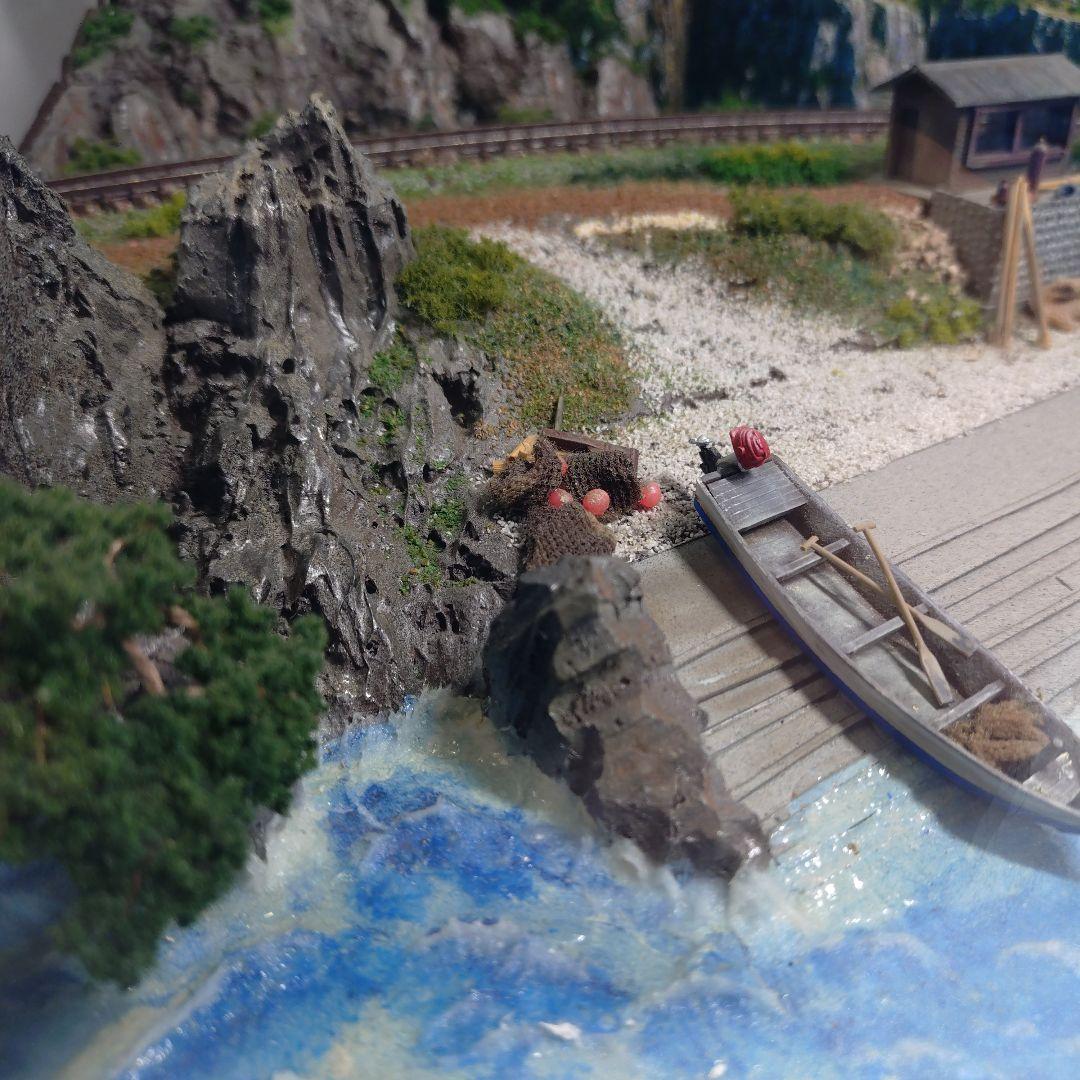 ジオラマ【36✕26✕21cm程度】　Nゲージサイズ?　レール幅（9mm程度）