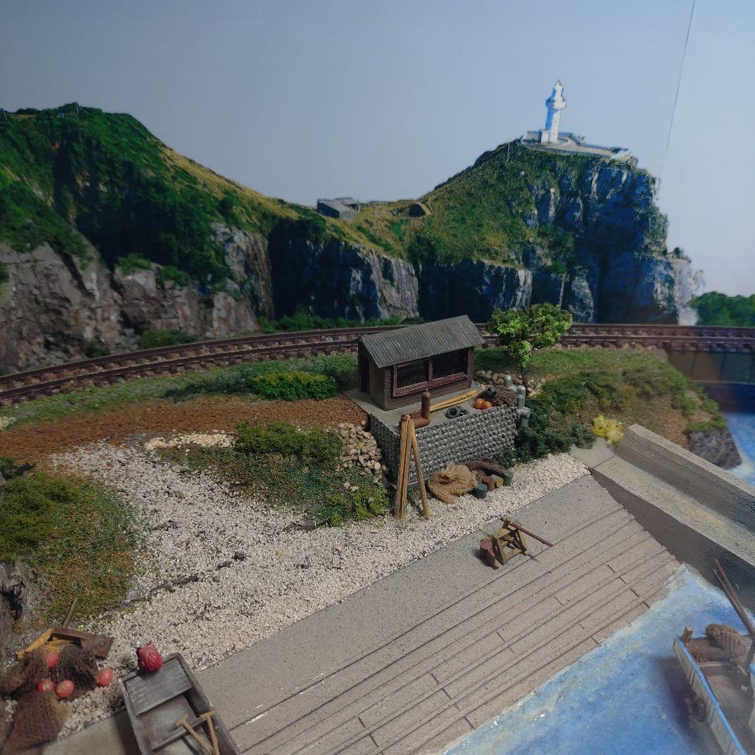 ジオラマ【36✕26✕21cm程度】　Nゲージサイズ?　レール幅（9mm程度）