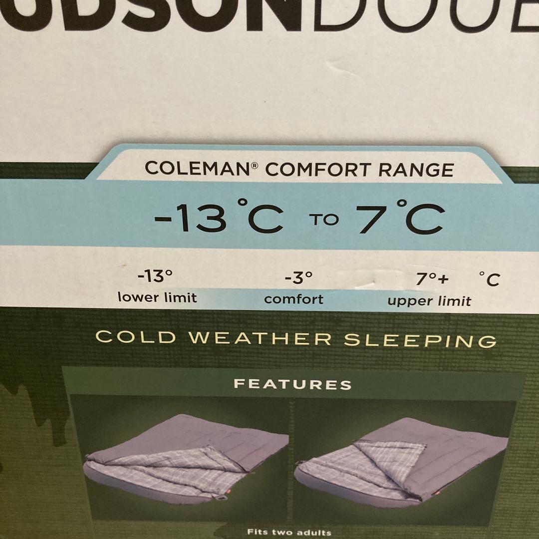 展示品　Coleman コールマン　ハドソンダブル　寝袋