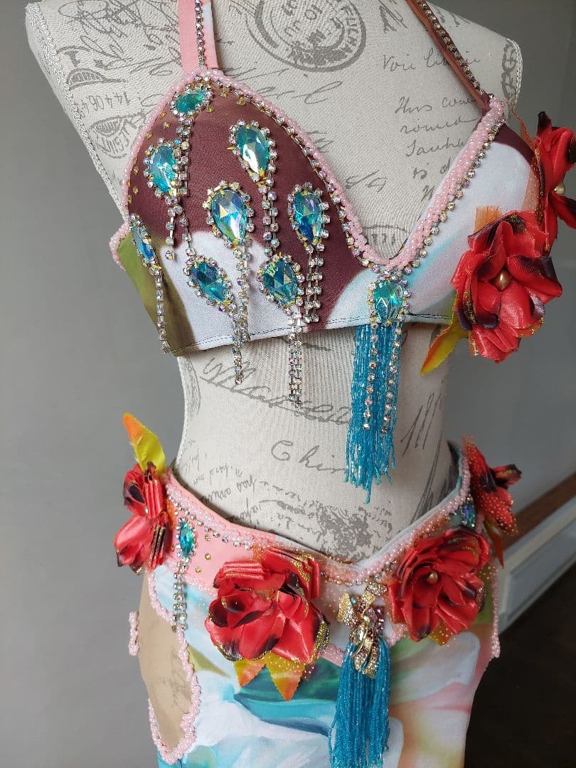 ベリーダンス衣装トロピカル