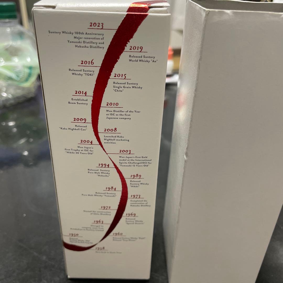 サントリーウイスキー100周年　たすき