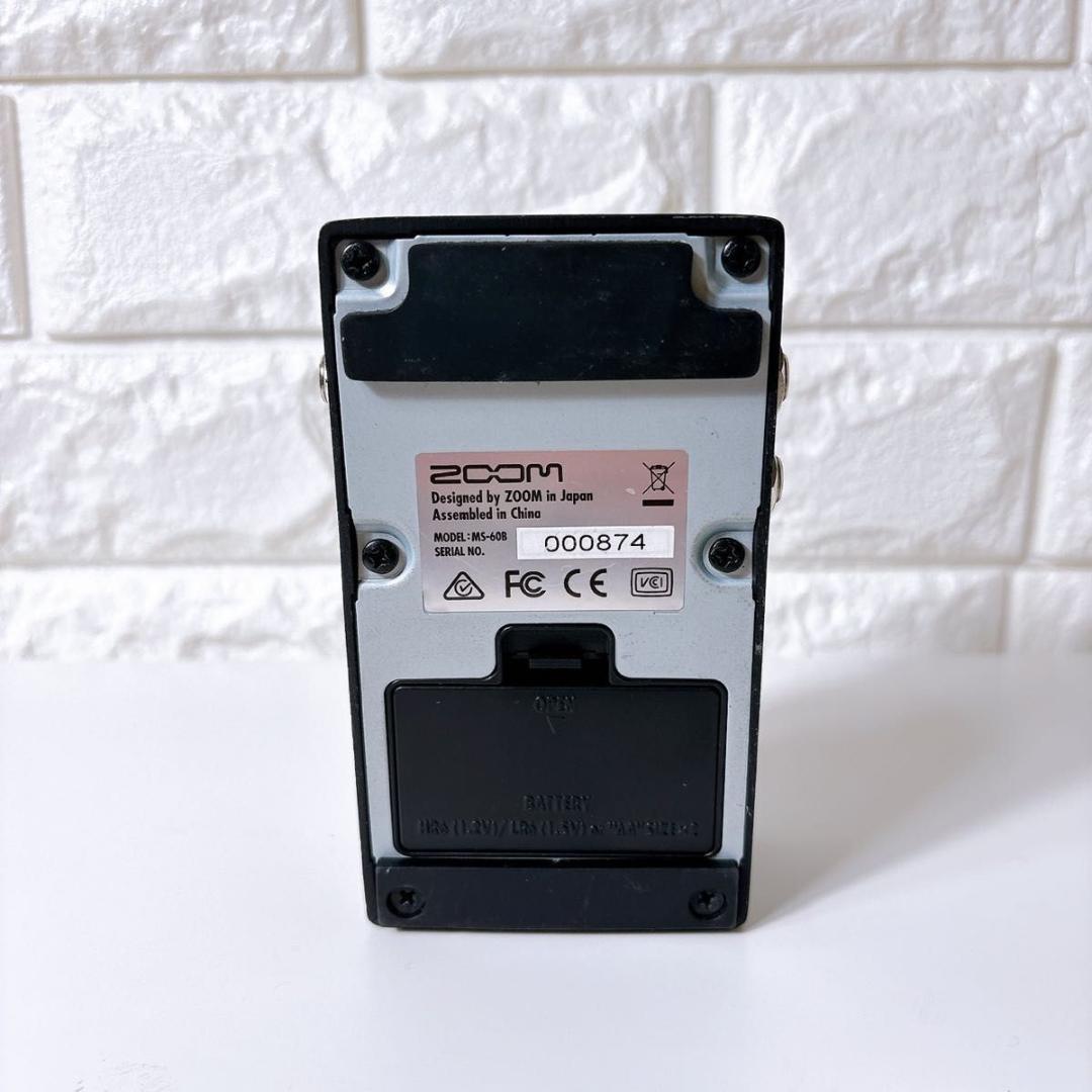 限定品 ZOOM ズーム MS-60B ブラック ベース用 マルチエフェクター