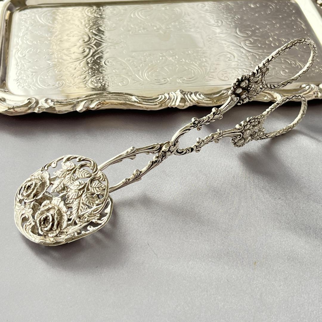 【Christoph Bach】 薔薇の透かしのペストリートング【純銀】