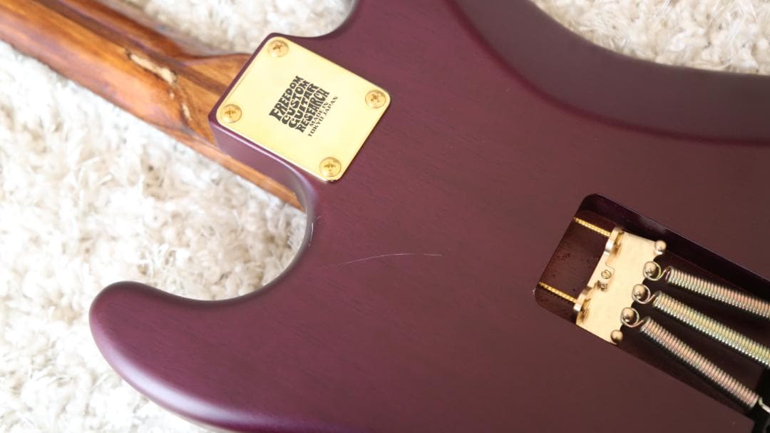 Warmoth パープルバースト　ストラト　Fender USA ネック