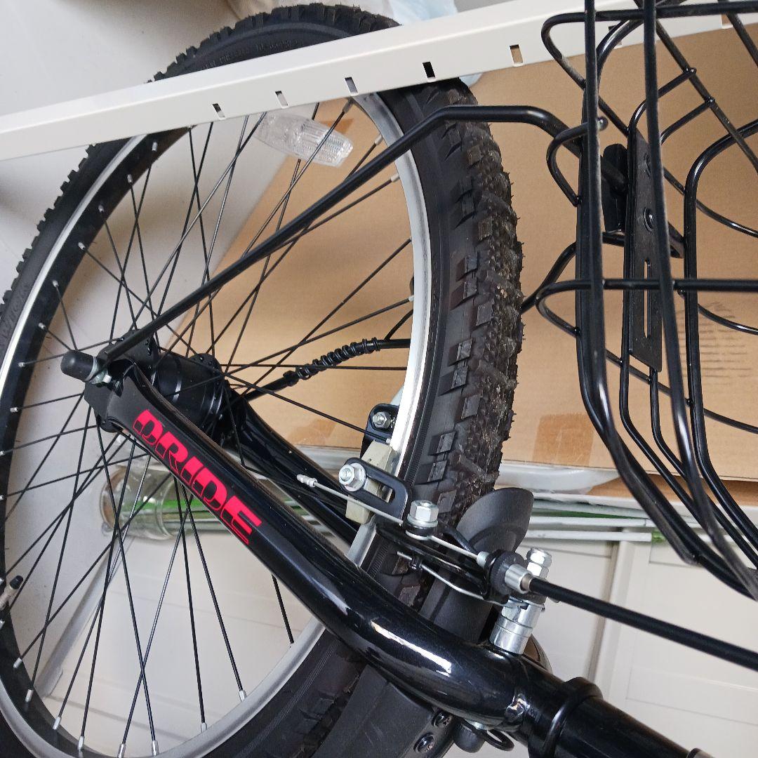 ドライド S3 246HD-L　２４インチ　６段変速　ブラック　ヘルメット付