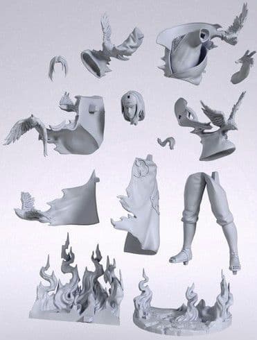 NARUTO　うちはイタチ　ガレージキット　未塗装未組立　1/10　フィギュア