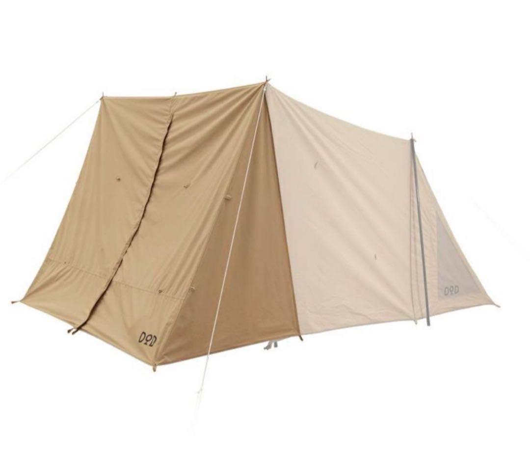 DOD パップフーテント3 ベージュ　前幕＋専用グランドシート　フルセット